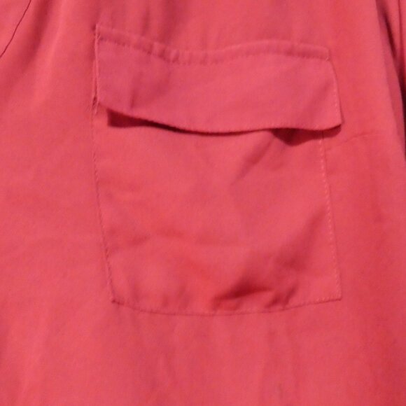 TORRID - Harper | size 2 | Chic Burgundy Blouse | Roll-Up Sleeves | Pockets - Picture 7 of 16